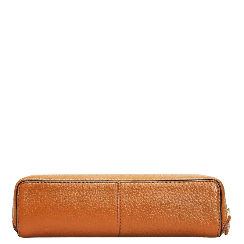 Da Milano Caramel Wax Leather Multi Pouch - Caramel  | Best Price UAE